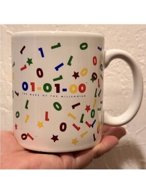 01-01-00 Mark of‎ the Millennium At Home International Coffee Mug 2000 - Rare